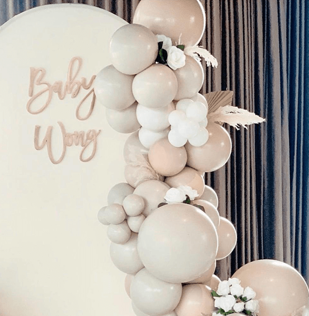 White Themed Balloon Decor