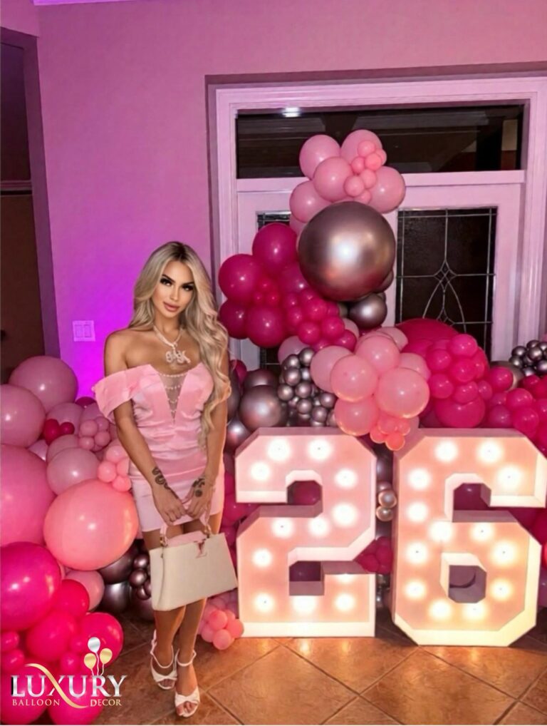 Marquee Letters & Numbers & Luxury Balloon Decor for Your Special Day